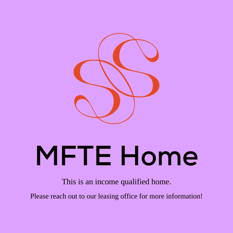 an image of the mite home logo on a purple background